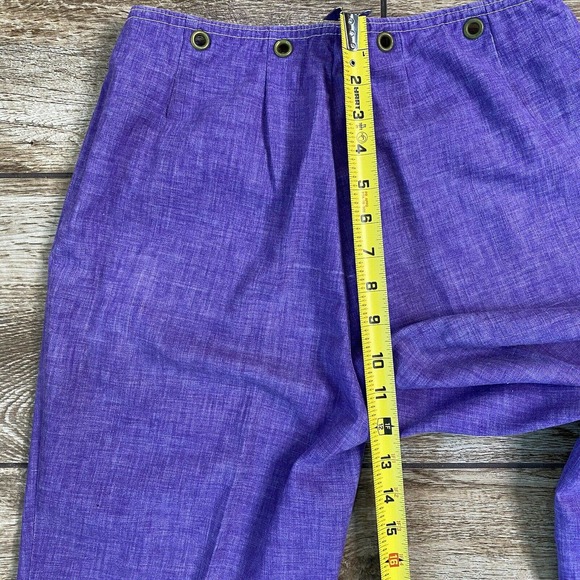 Vintage Purple Flare Skater Pants - Picture 6 of 9